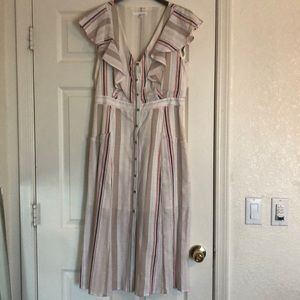 Striped midi dress from june & husdson, size L